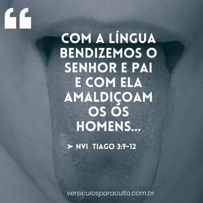 24 versículos sobre a língua e o poder das palavras – Versos Divino
