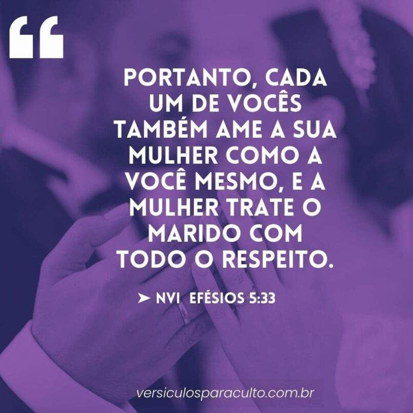 22 Versículos sobre marido e seu papel no casamento – Versos Divino