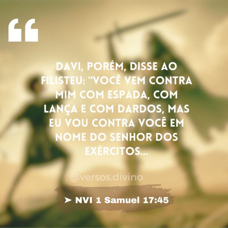 45 versículos sobre Davi e Golias que mostram a vitória pela fé ...